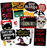 SYGA Set of 22 Halloween Party Photo Booth Props