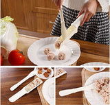 Syga Kitchen Creative Gadgets Boil DIY Cheese Ball Processing Spoon (Standard Size, White)