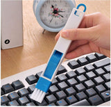 SYGA 2 Pieces Multipurpose Window Groove Cleaning Brush Keyboard Nook and Cranny Dust Small Shovel/Window Track Cleaning Brushes`