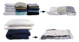 SYGA 6 Pieces Space Saver Vacuum Bag for Cloth Storage Bags with Manual Vacuum Pump_(2 * 2XL(70x100 cm),2 * 3XL(80x120 cm),2 * 4XL(90x130 cm)