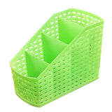SYGA 4 Compartment Plastic Remote Stand,Makeup Organizer,Basket Desktop Storage Organizer