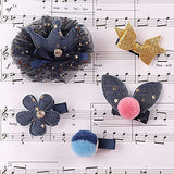 SYGA 18 Pcs Children's Suit Girls Baby Hair Clips Small Safety Clip Princess Hairpin Baby Hair Accessories Gift Box