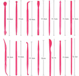 SYGA 33 Pieces Flower Fondant Cake Sugarcraft Decorating Kit Cookie Mould with 14 Fondant Sticks