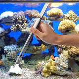 SYGA 5 in 1 Aquarium Tank Tool Kits Stainless Steel Aquatic Plant Tweezers Scissors Spatula Tool Set Fish Tank Cleaner Accessories Aquascaping Tools Set for Fish Starter Kits- 5 Pcs