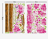Syga Cherry Tree Flowers Wall Stickers J_MSEE_AB