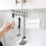SYGA 4 Pieces Wall Hanger 6 Pin Nail Free Rack