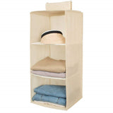 SYGA 3 Layer Hanging Storage Box Wardrobe Room Storage Clothing Sweaters Shoes Accessories Storage