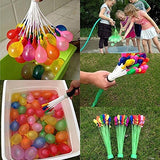SYGA Fast Fill Magic Self Tying Bunch Tie Multi Colored Magic Water Balloons