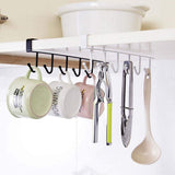 SYGA 2 Pieces Wall Hanger 6 Pin Nail Free Rack