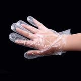 SYGA 50 Pieces Multipurpose Use & Throw Transparent Disposable Hand Gloves