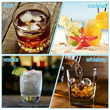 SYGA 1 Piece Diamond-Shaped Fun Ice Cube Molds BPA Silicone Flexible Ice Maker Tray with Funnel