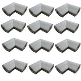 SYGA Pack of 12 C Shape Thick Baby Child Infant Kids Safety Safe Table Desk Corner Edge Cushions Guard Protectos(Grey)