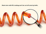 SYGA 2.5 Meter Anti Lost Safety Wrist Bracelet for Baby Child,with Extra Long Harness Strap Walking Hand Belt(Orange)