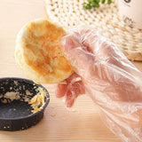 SYGA 50 Pieces Multipurpose Use & Throw Transparent Disposable Hand Gloves