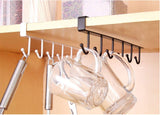 SYGA 2 Pieces Wall Hanger 6 Pin Nail Free Rack
