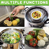 SYGA Large Stainless Steel Steamer Basket for Vegetable/Insert for Pots, Pans (7.25"-11")