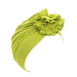 SYGA 1 Piece Cotton Hat Flower Turban Infant Photography Props, Circumference: 14.2" to 22"