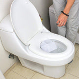 Syga Travel Disposable Waterproof Toilet Seat Cover (White) -10 Pieces
