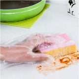 SYGA 50 Pieces Multipurpose Use & Throw Transparent Disposable Hand Gloves