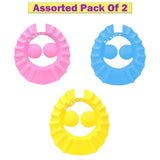 SYGA 2 Pcs Baby Shampoo Shower Bathing Protection Bath Soft Cap Soft Adjustable Visor Hat for Toddler, Baby, Kids, Children(Color May Vary)