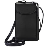 Syga PU Leather Hanging Wallet for Women, Forever Hengsheng Collection - Black
