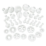 Generic Set of 33pcs Sugarcraft Cake Decorating Fondant Icing Cutter Plunger ...-14010263MG