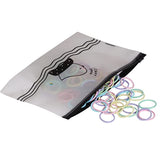 SYGA Elastic Hair Ties for Thin Hair,Ponytail Holders Value Pack for Newborn Girls,100pcs/pack Multicolor Mixed-5106