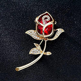 SYGA Brooch Pin Fashion Crystal Rhinestone Jewellery Pin Vintage Accessories Decoration Clothing Bouquet Brooches for Bridal Women Girl