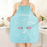 SYGA Set of 2 Cute Elephant Waterproof Kitchen Apron for Women or Children