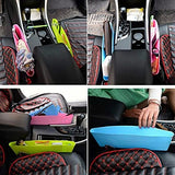 SYGA 2 Pcs Black PE Car Seat Gap Filler, Car Seat Side Console Slit Caddy Catcher Storage Box Pad Pocket