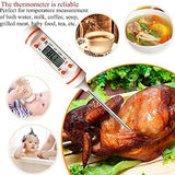 SYGA Kitchen Thermometer Digital Multi-Functional with Instant Read Cooking Thermometer With Auto Turnoff Function Digital Thermometer for All Food, Grill, BBQ and Candy - White