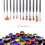 Generic Artist Painting Brushes Set