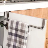 SYGA 23 cm Stainless Steel Kitchen Bathroom Storage Rack Holder Towel Bar Cupboard Hanging Shelf Hanger Chest Storage Organizer