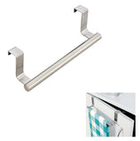 SYGA 23 cm Stainless Steel Kitchen Bathroom Storage Rack Holder Towel Bar Cupboard Hanging Shelf Hanger Chest Storage Organizer