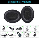 SYGA Headphone Replacement Ear Cushion Pads Compatible with Bose Quiet Comfort QC15 QC25 QC35 AE2 AE2i AE2 AE2-W