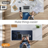 SYGA Desk Pad Protector Waterproof PU Desk Mat Blotters on Desktop Laptop Computer Gaming Keyboard Mouse Pad Non-Slip Desk Writing Mat Cover for Office & Home - 60x30 cm