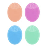 SYGA 4 Pieces Facial Cleansing Pads, Soft Silicone Face Scrubbers Exfoliators Face Blackhead Removing Massage Tool(Assorted Color)