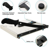 SYGA Paper Cutter A4 Heavy Duty Professional Paper Trimmer, Guillotine Craft Machine for Office, Home, Craft, Photo Studio (A4, B5, A5, B6, B7)