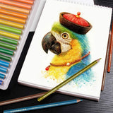 120 Water Soluble Colored Pencil Set Full Set Of Drawing Painting Tool Beginner Drawing Supplies Box Pack Student Gift