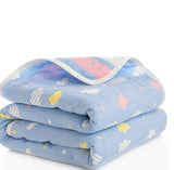 SYGA 110 cm Baby Swaddle Blankets 6 Layer Muslin Swaddle Wrap 100% Cotton Stroller Cover Receiving Blankets