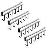 SYGA 4 Pieces Wall Hanger 6 Pin Nail Free Rack