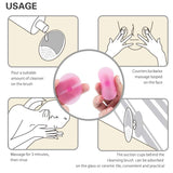 Syga 1 Pieces Facial Cleansing Pads, Soft Silicone Face Scrubbers Exfoliators Face Blackhead Removing Massage Tool (Assorted Color)