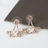 Rose gold white butterfly