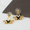Gold black butterfly