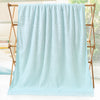 New embossed bear head light blue / 70*140--