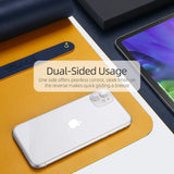 SYGA Desk Pad Protector Waterproof PU Desk Mat Blotters on Desktop Laptop Computer Gaming Keyboard Mouse Pad Non-Slip Desk Writing Mat Cover for Office & Home - 60x30 cm
