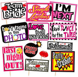 SYGA Set of 12 Bachelorette Party Photo Booth Props