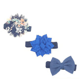 SYGA 3 Pcs Baby Hair Band Suit Hair Accessories Infant Girls Flower Elastic Headband