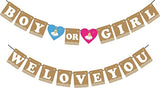 SYGA"Boy or Girl We Love You" for Baby Shower Party and Maternity Shoot