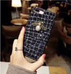 Flash diamond grid - pearl bee - silver / iphone x/xs
